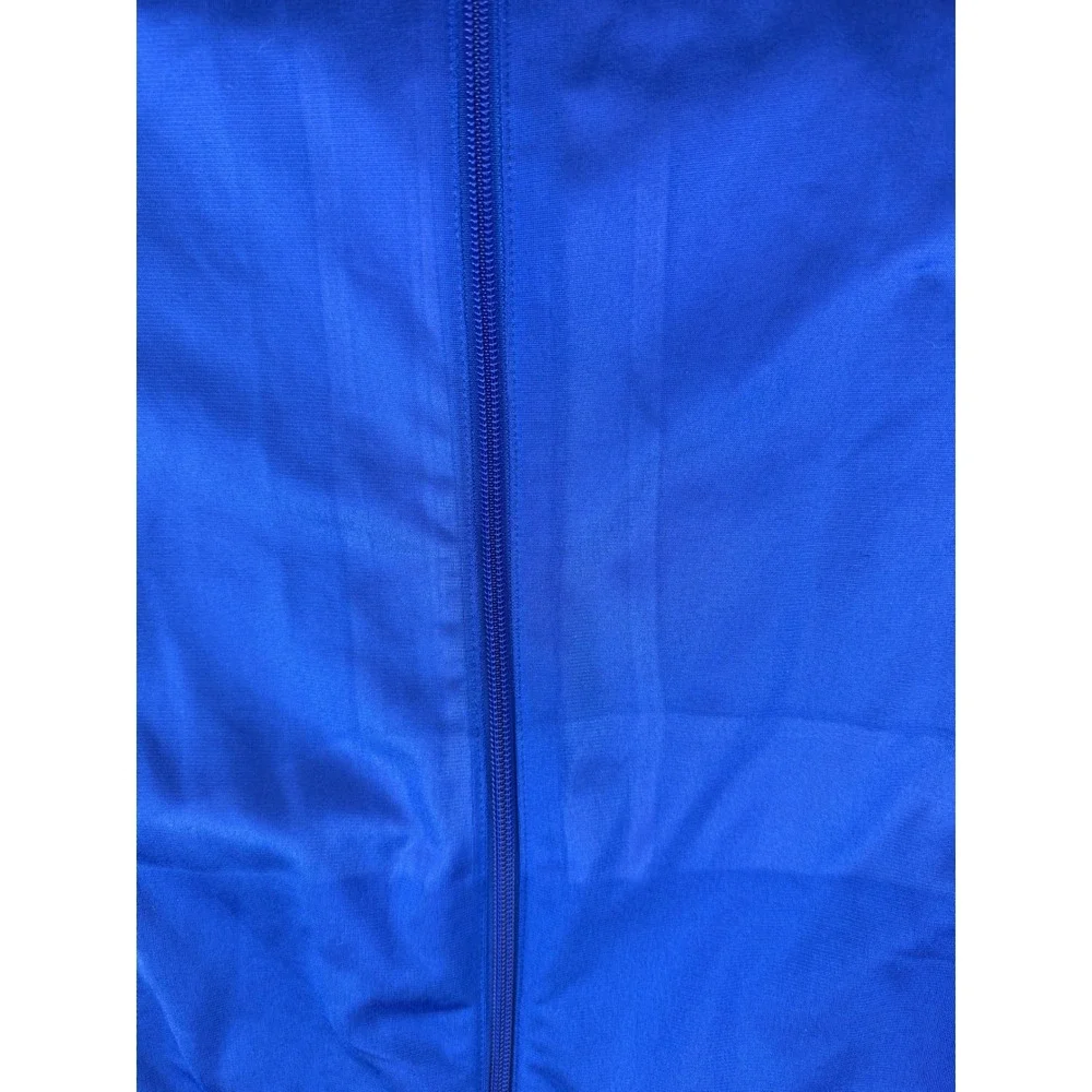 Adidas Track Jacket Mens‎ XL Blue Soccer Fussball Ferienschule Full Zip V38048